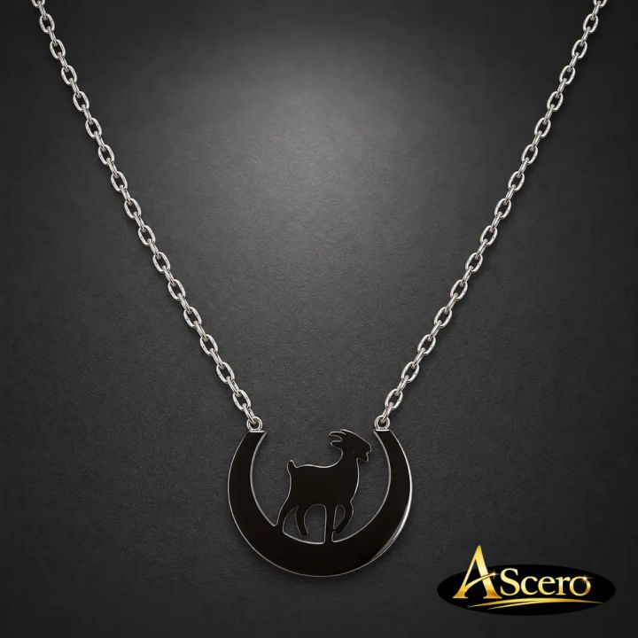 Collar Baifo Canario en Acero Plateado