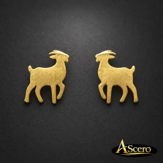 Pendientes Baifo en Acero Dorado