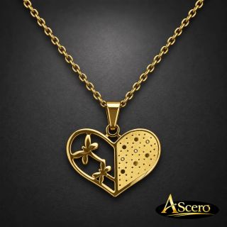 Cadena con colgante Corazón Libélulas