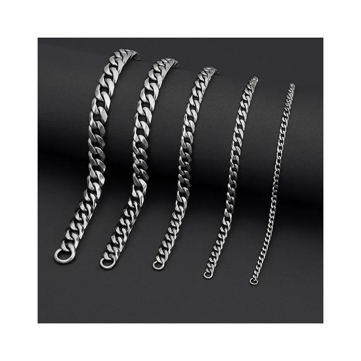 Pulsera de acero inoxidable moderna