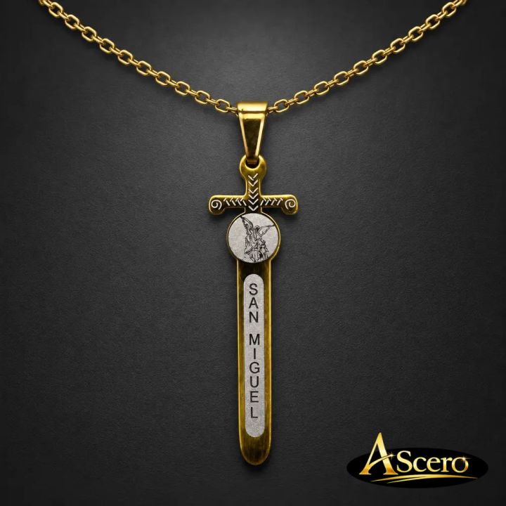 Cadena con Colgante Espada San Miguel