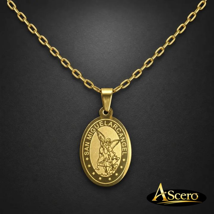 Cadena con medalla San Miguel Arcángel