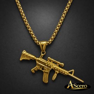 Cadena con Colgante Fusil