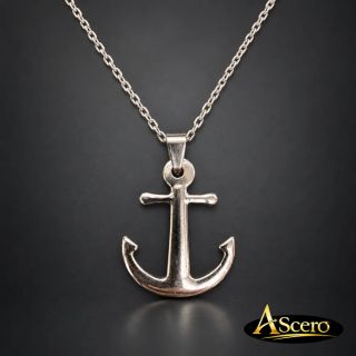 Cadena con Colgante Ancla 3Cm