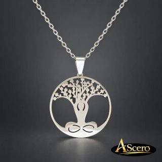 Cadena con Colgante Árbol de la Vida Mujer eterno