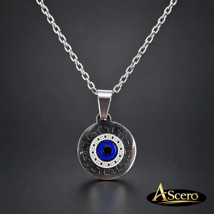 Cadena con Colgante Ojo Turco Greca