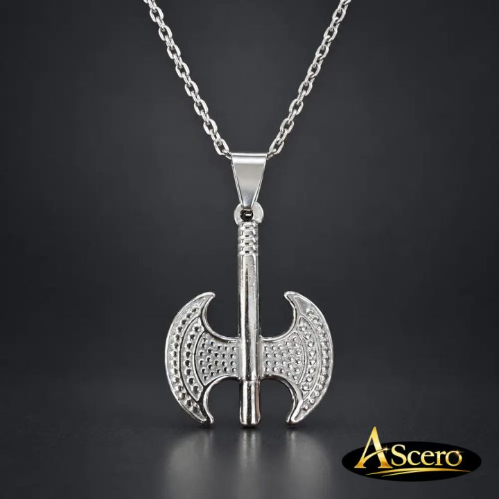 Cadena con Colgante Hacha Doble