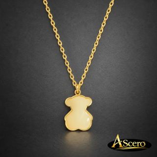 Cadena con Colgante de Osito Nácar