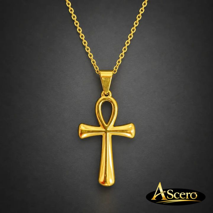Cadena con Colgante Cruz Ankh