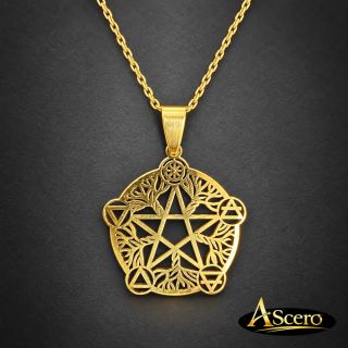 Cadena con colgante Pentagrama