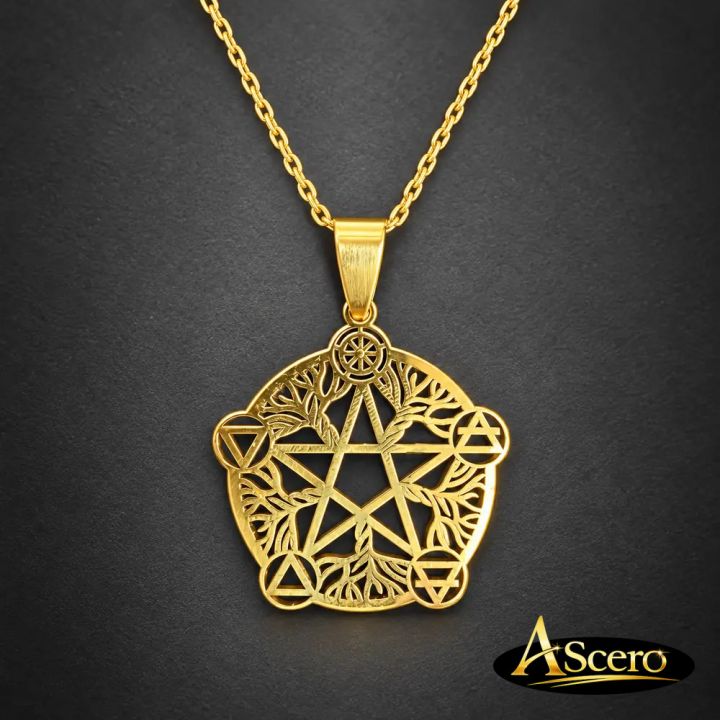 Cadena con colgante Pentagrama