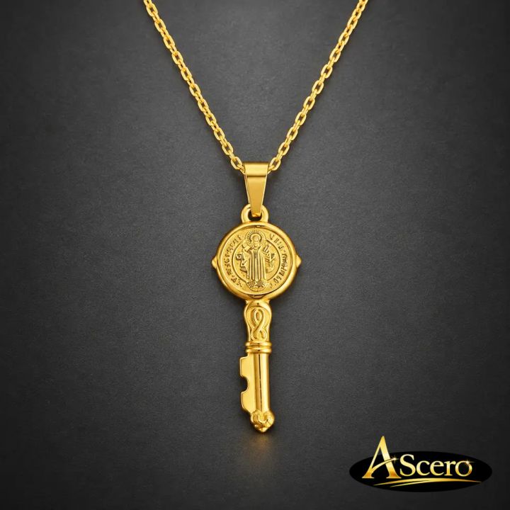Cadena con Colgante Llave de San Benito