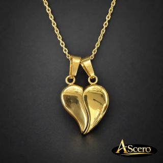 Cadena con Colgante Doble Corazón