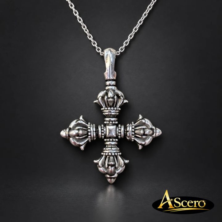 Cadena con Colgante Vajra Doble