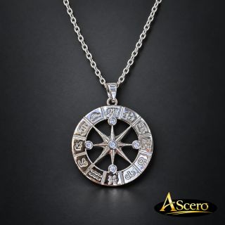 Cadena con Colgante Signos del Zodiaco