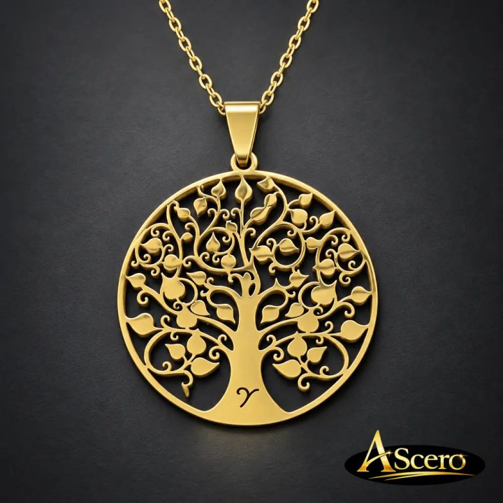 Cadena con Colgante Árbol de la Vida Grande