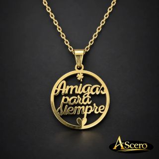Cadena con Colgante Amigas para Siempre