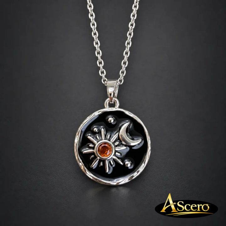Cadena con Colgante Sol y Luna