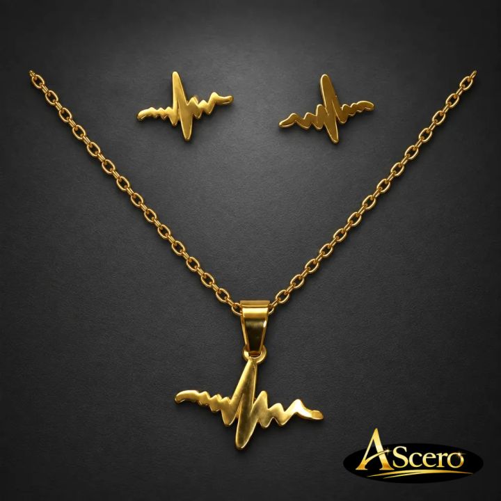 Conjunto Latido en Acero Inoxidable Dorado