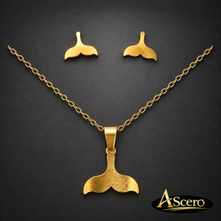 Conjunto Cola de Ballena Dorado
